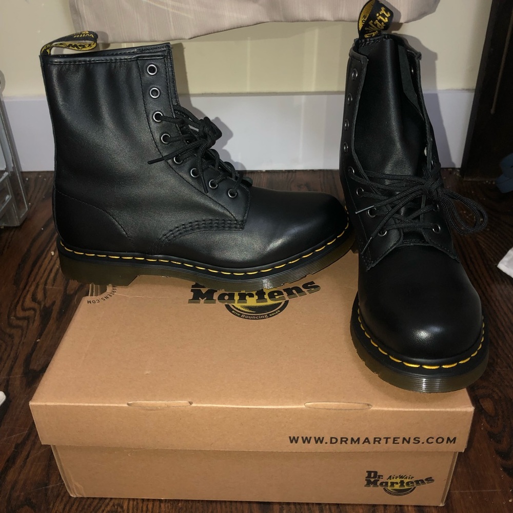 NEW IN BOX: Dr. Marten Black Leather Boots
